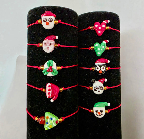 El Yapımı Murano Cam Yılbaşı Bileklikleri