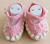 El Örgüsü Bebek Ceket, Bere ve Patik Takım