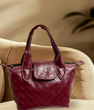 El Yapımı Bordo Çanta