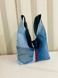El Dikimi Denim Kumaş Çantalar