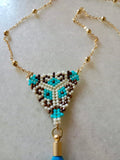 Handmade Miyuki Eye Pendant Special Design