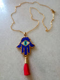Handmade Miyuki Eye Pendant Special Design