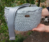 Hand Knitted Red Sand Beaded Bag Special Design