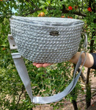 Hand Knitted Red Sand Beaded Bag Special Design