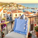 El Dikimi Fırfırlı Kumaş Çanta