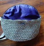 Hand Knitted Red Sand Beaded Bag Special Design