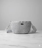 Hand Knitted Red Sand Beaded Bag Special Design