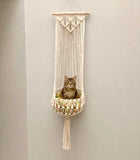 El Örgüsü Makrome Kedi Koltuğu