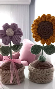 knitted-flowers