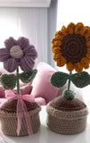 knitted-flowers