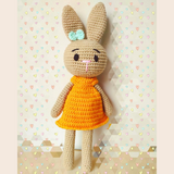 El Örgüsü Tavşan Kızlar Amigurumi Özel Tasarım