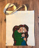 El Boyama Kadın Tasarım Bez Çantalar