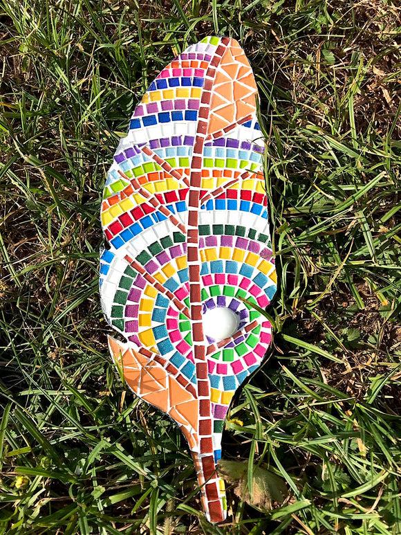 El Yapımı Mozaik Kuş Tüyü